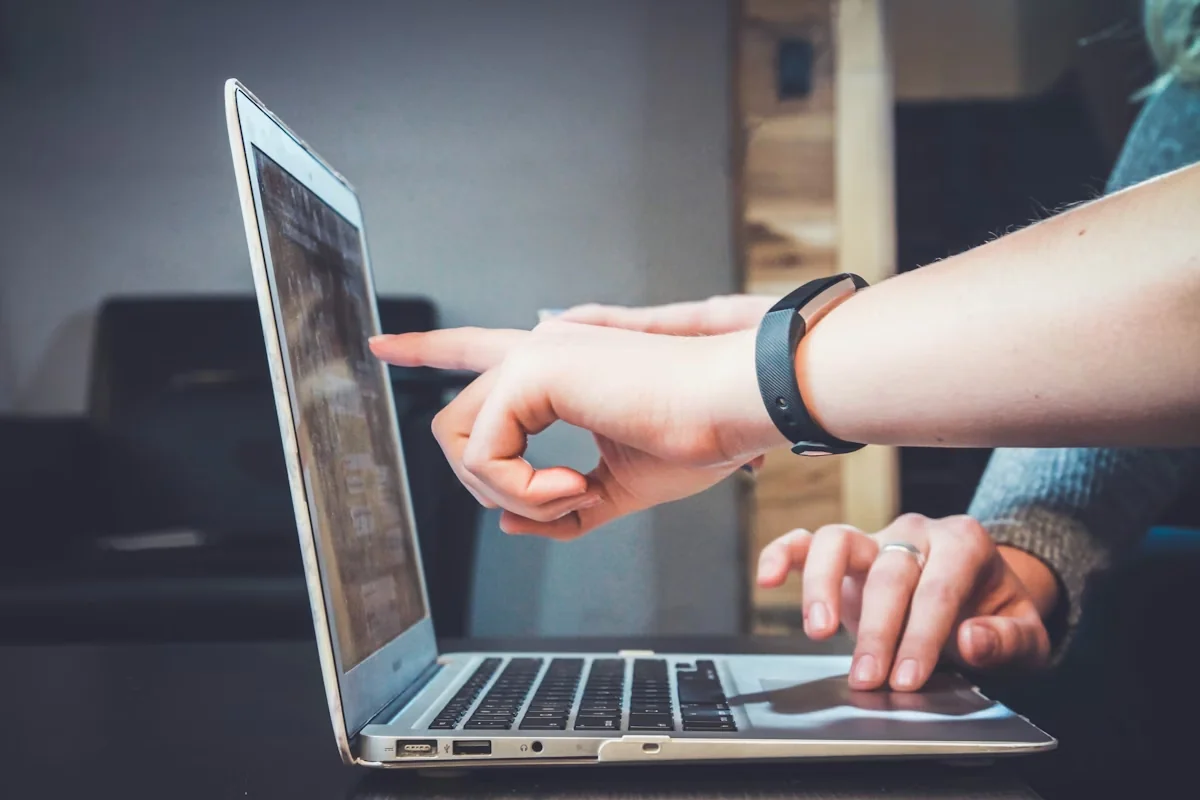 Business directory listings on a digital screen — NAP consistency for local SEO